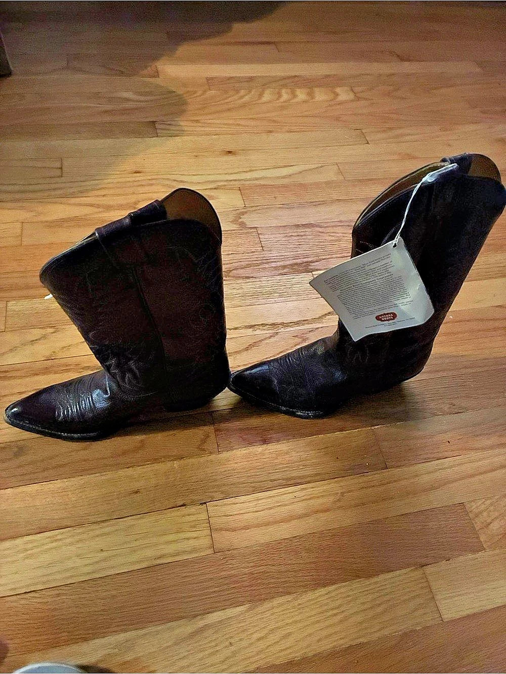 Nocona Boots Black Western Heeled Boots